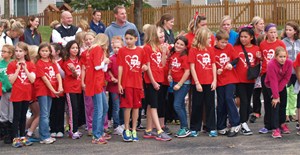Heartland Students Run from the Heart for Charity