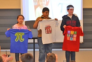 Fifth Graders Smash School Pi Day Record