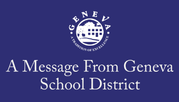 Message From Geneva School District