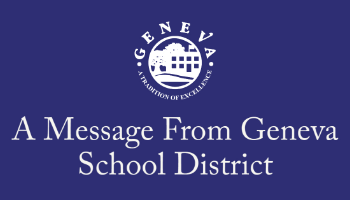 Message from Geneva School District