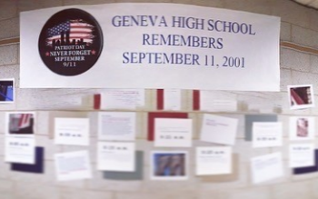 GHS Sept 11 Remembrance Wall