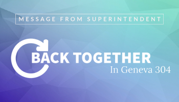 Back Together Superintendent Message