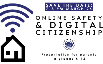 Online Safety Save the Date March 28 7-8 pm at Geneva High School