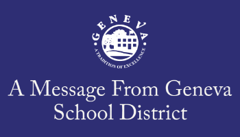 A Message From Geneva School District