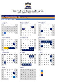 GELP Schedule 2021-22