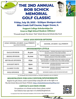 Schick Memorial Golf Classic July 30
