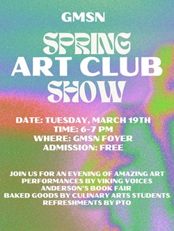 GMSN spring art show