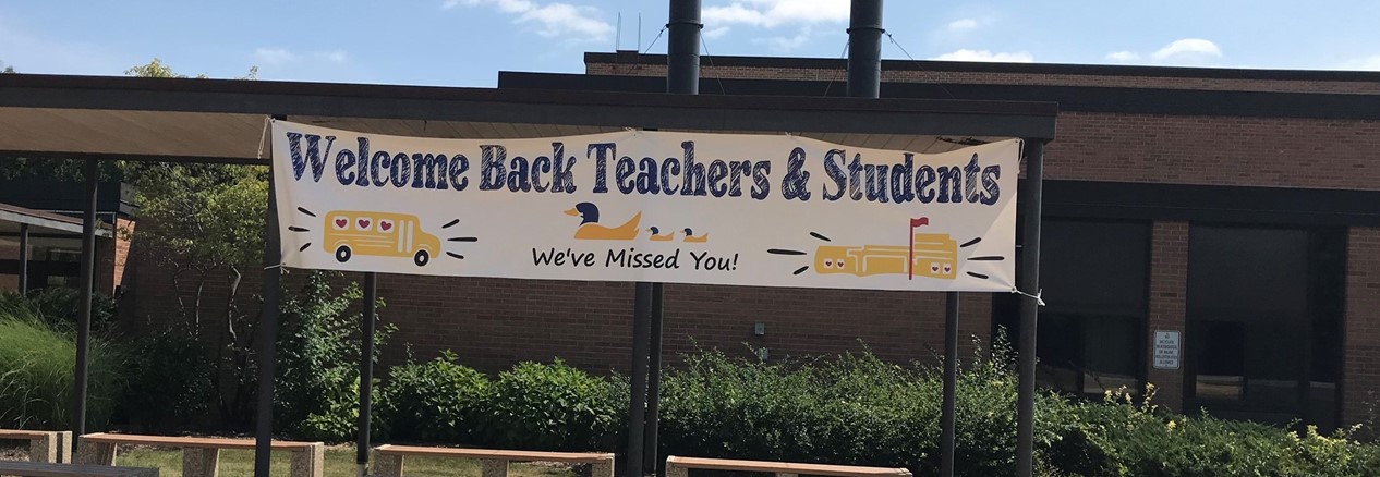 Welcome Back Sign at WAS