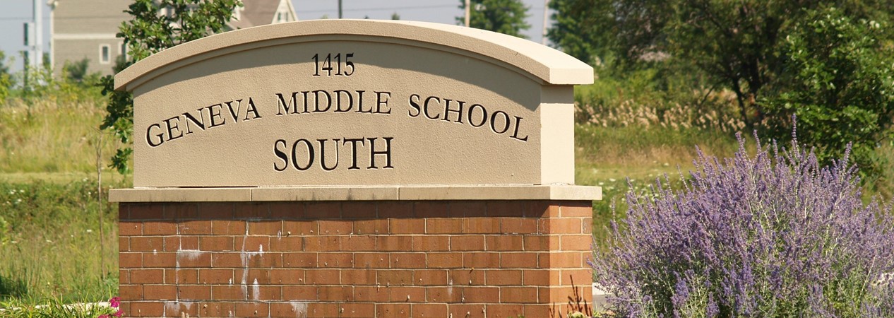 Geneva Middle School South Sign