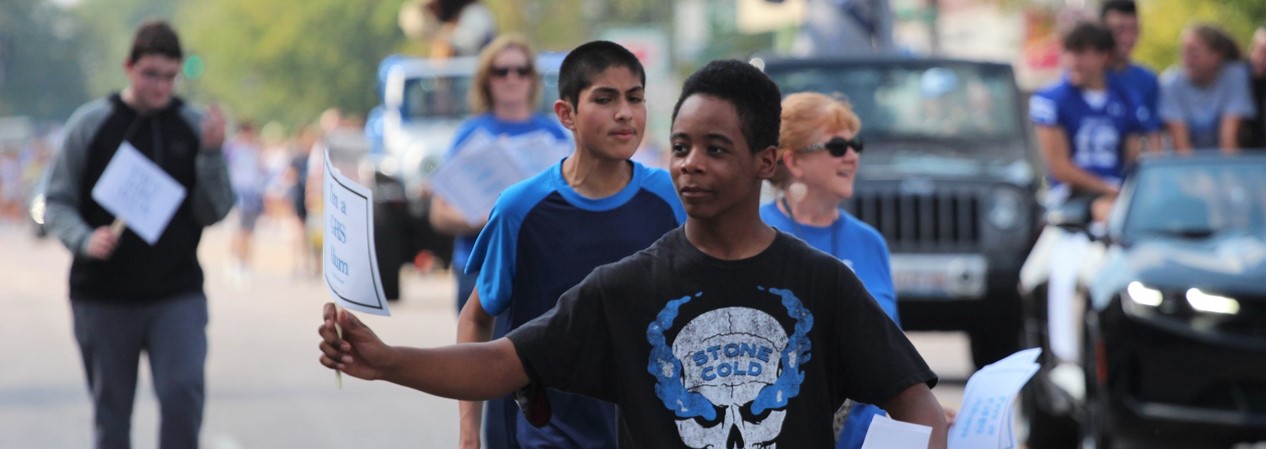 GHS Students in Homecoming Parade