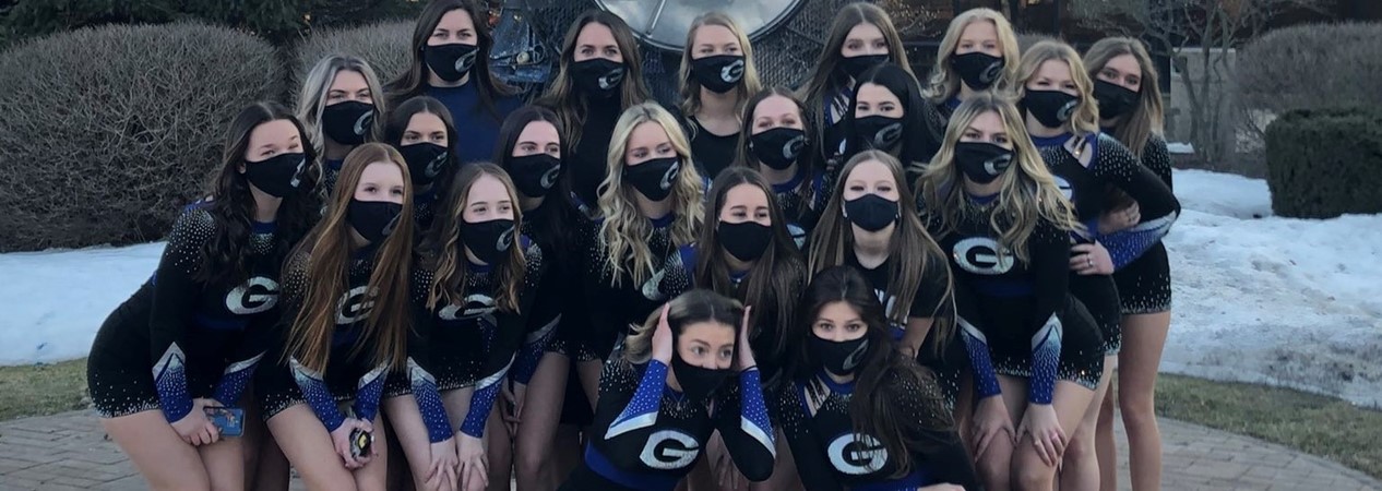 GHS dance team wins state championship and pose for group photo